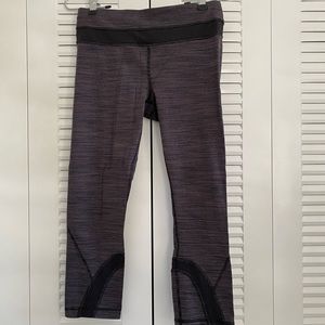 EUC run inspire crops- size 6 marble gray